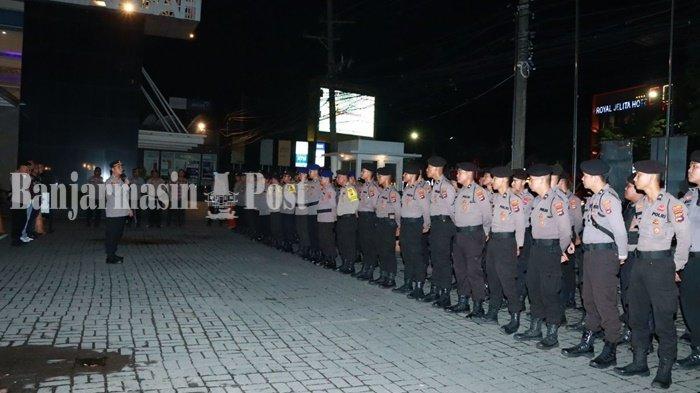 Polresta Banjarmasin Terjunkan Ratusan Personel untuk Amankan Pleno Rekapitulasi Perhitungan Suara