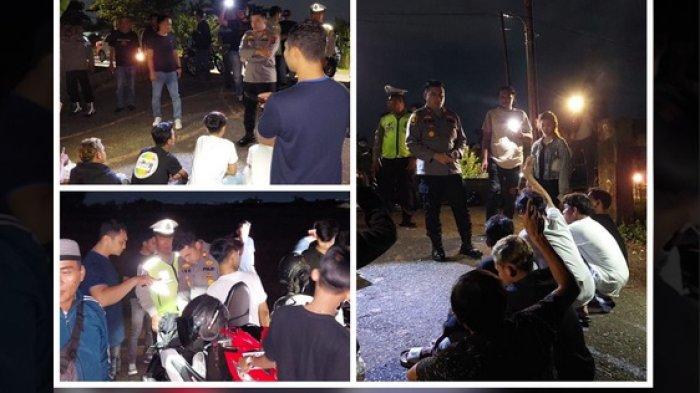 Belasan Muda-mudi di Bawah Umur Terjaring Razia Petugas, Tiga Motor Tanpa Surat Dibawa ke Polsek