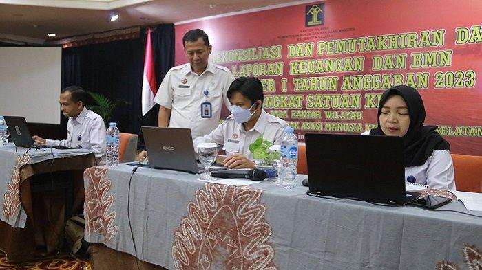 Kanwil Kemenkumham Kalsel Gelar Rekonsiliasi dan Pemutakhiran Data