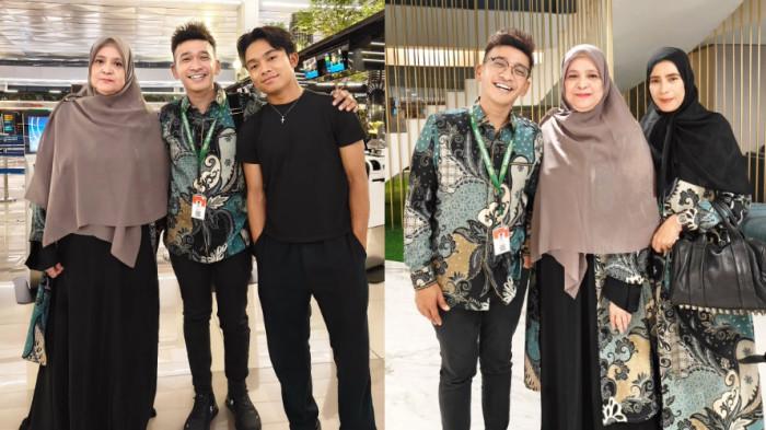 Sosok Wanita yang Temani Ruben Onsu Berangkat Umrah ke Tanah Suci Terekam, Betrand Peto Ikut Melepas