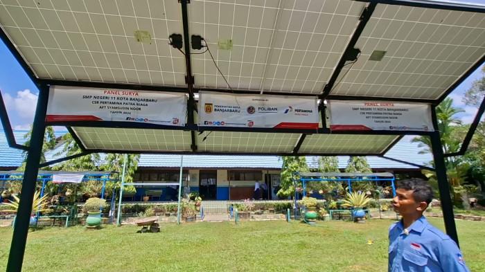 Program CSR Pertamina Patra Niaga Wujudkan SMPN 11 Banjarbaru Ramah Lingkungan dan Inklusif