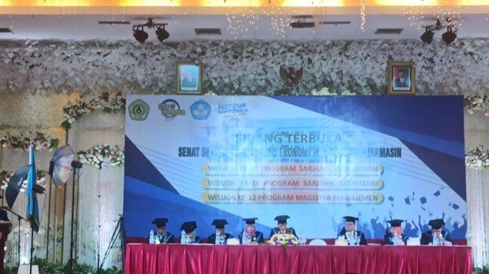Gelar Sidang Terbuka Senat, STIEI Banjarmasin Wisuda 302 Sarjana dari 3 Program Studi