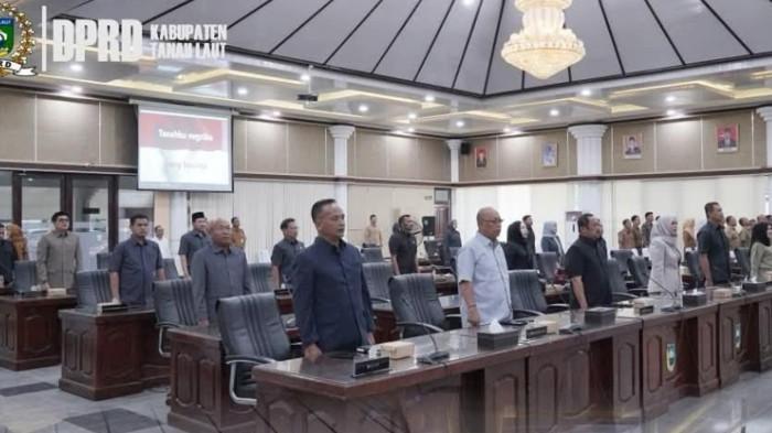 SUASANA Rapat Paripurna DPRD Tala beragenda penyampaian dua raperda,2