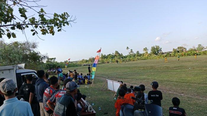 Laga Bola Meriahkan HUT ke-79 Kemerdekaan RI di Tabanio, Klub Pelaihari Ini Tumbangkan Semua Lawan