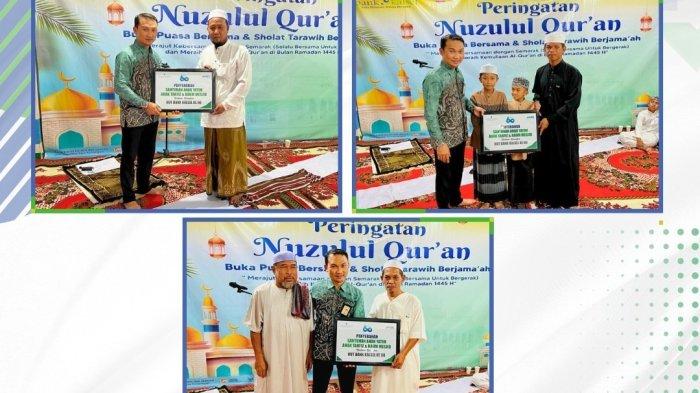 Bank Kalsel Santunan kepada Anak Yatim Piatu, Anak Tahfidz, dan Kaum Masjid