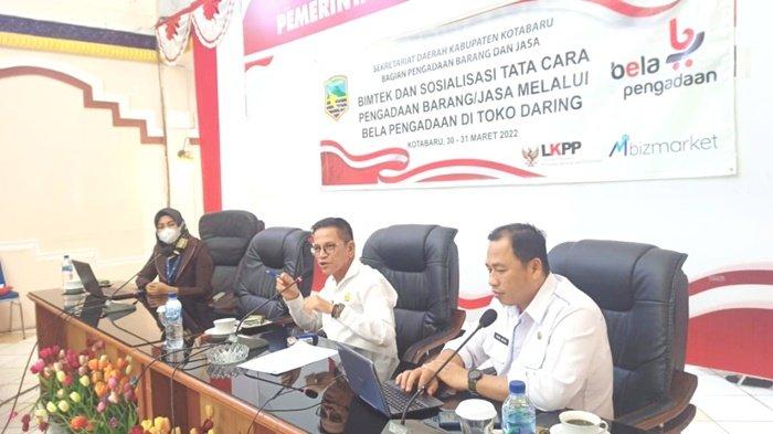 Sekda Kotabaru Said Akhmad Buka Kegiatan Bimtek Tata Cara Pengadaan Barang dan Jasa