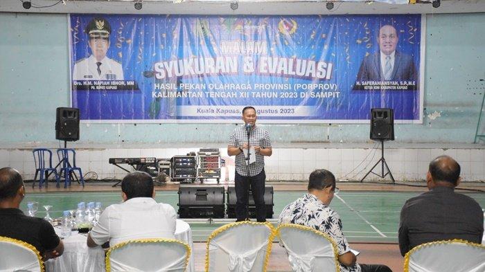 Jajaran KONI Kabupaten Kapuas Gelar Syukuran dan Evaluasi Hasil Porprov XII Kalteng
