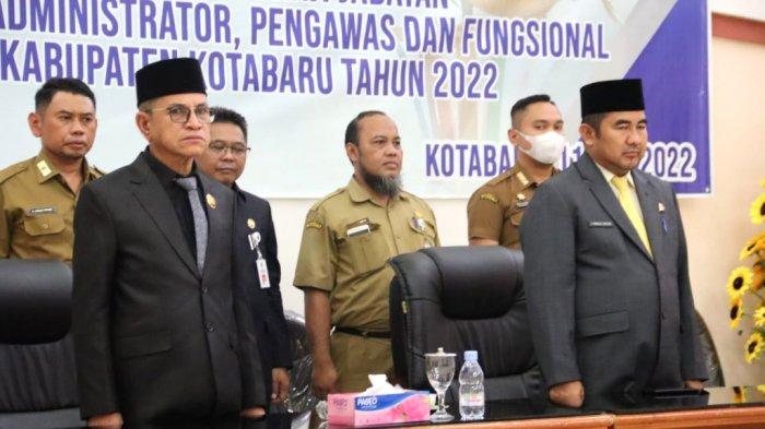 Bupati Kotabaru Sayed Jafar Kembali Geser Posisi Sejumlah Jabatan Tinggi Pratama