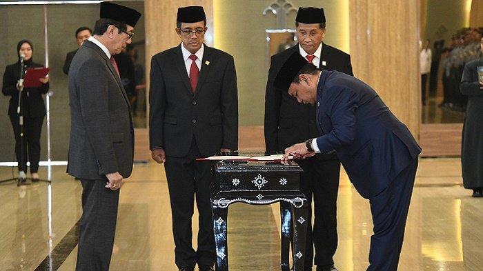 Resmi Dilantik, Sekjen Kemenkumham Andap Budhi Revianto Kini Berstatus ASN