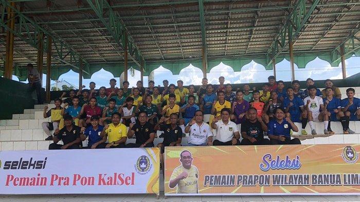 Seleksi Tim Sepakbola Pra PON 2023 Kalsel Zona II, Diikuti 50 Pesepakbola Muda dari 5 Kabupaten