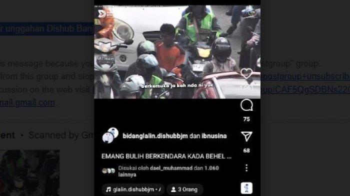 Viral, Pria Berbaju Kuning di Banjarmasin Melawan Rambu Lalu Lintas, Kasatlantas Buka Suara