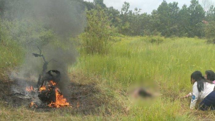Perempuan 18 Tahun di Bartim Kalteng Ditemukan Tewas Terbakar,  Ada Selang Kecil Meleleh di Leher