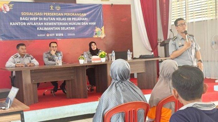 Kantor Wilayah Kemenkumham Kalimantan Selatan Gelar Sosialisasi di Rumah Tahanan Pelaihari