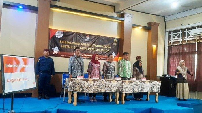 Kirab Pemilu 2024 Sasar Kalangan Mahasiswa, KPU Kabupaten HSU Sosialisasi ke Pemilih Muda