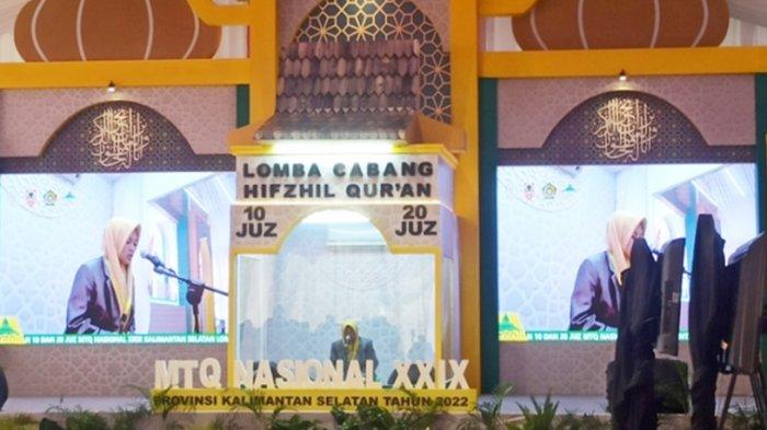 MTQ Nasional 2022 di Kalsel, 139 Orang Ikuti Cabang Hifzhil Qur'an Golongan 10 dan 20 Juz
