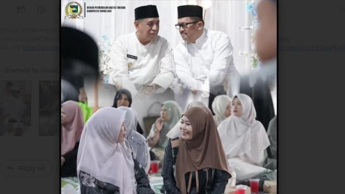 Suasana Safari Ramadan di Kecamatan Bajuin, Selasa (3/3) sore.2