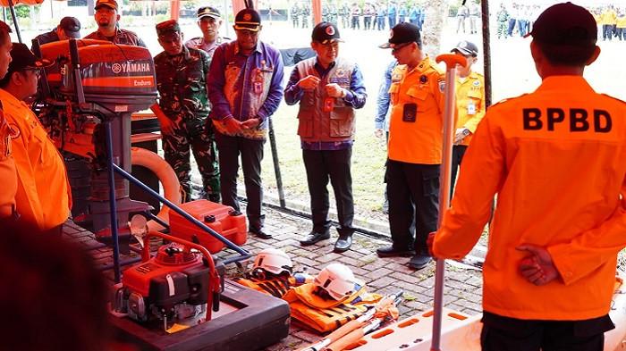 Naik Status Siaga, Pemkab Banjar Gelar Apel Siaga Bencana Batingsor