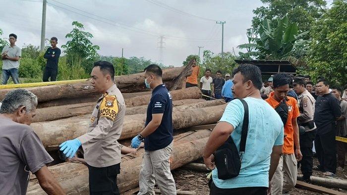 Pria Tua yang Tewas Tertimpa Kayu Bansaw di Palam Cempaka Banjarbaru Ternyata Tukang Bersih-bersih