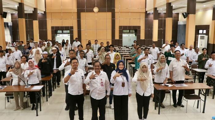 Suasana kegiatan sosialisasi Komunitas Informasi Masyarakat (KIM)