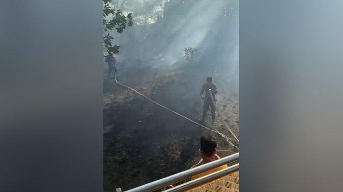 Kebakaran Hutan dan Lahan Hanguskan Dua Hektar Lahan Kebun di Bati Bati, Berbatasan Banjarbaru