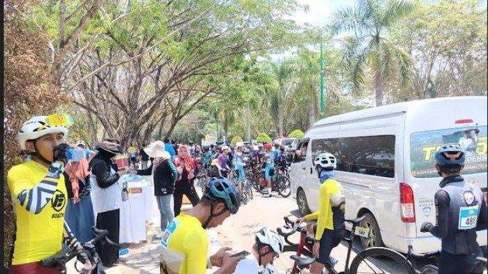 Terik Matahari Tak Patahkan Semangat Goweser Tour de Loksado, Peserta Bergerak Menuju Kandangan