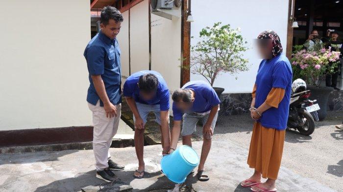 Puluhan Gram Sabu Dimusnahkan Polres Tanahlaut, Diblender Lalu Dibuang ke Septic Tank
