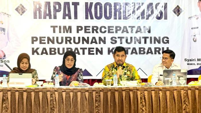 Rakor TPPS, Pemkab Kotabaru Targetkan Stunting di Bawah 20 Persen 2026 Mendatang