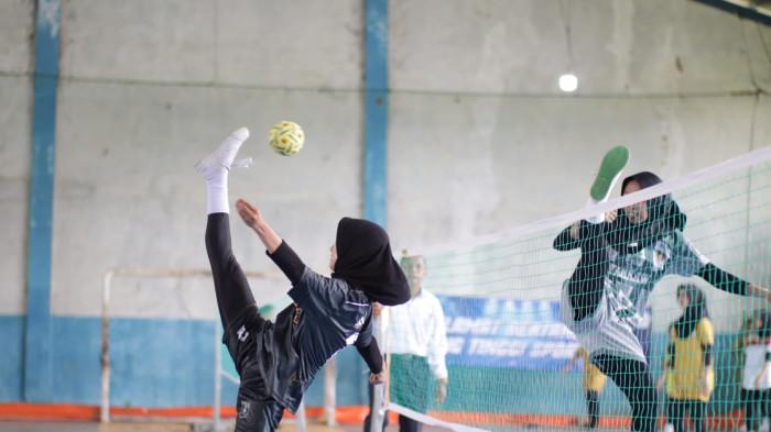 Bantai HSU, Takraw Putri Tapin Melaju ke Final Kelas Double Event Team
