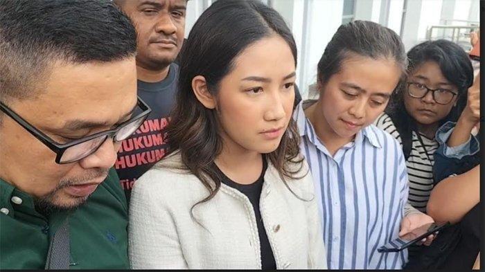 Tamara Tyasmara usai menghadiri sidang perkara kematian Dante di PN Jakarta Timur.