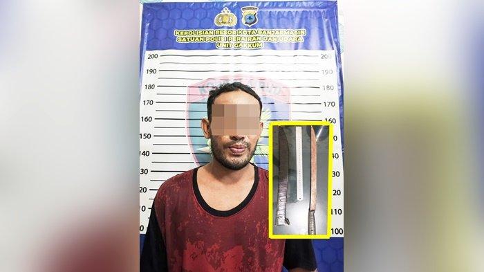 Pemalak Bersenjata Parang di Siring Pierre Tendean Digiring ke Satpolair Polresta Banjarmasin