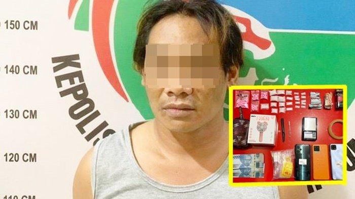 Buang Barang Bukti ke Belakang Rumah di Sarigadung Kabupaten Tanbu, Polisi Temukan 23 Paket Sabu