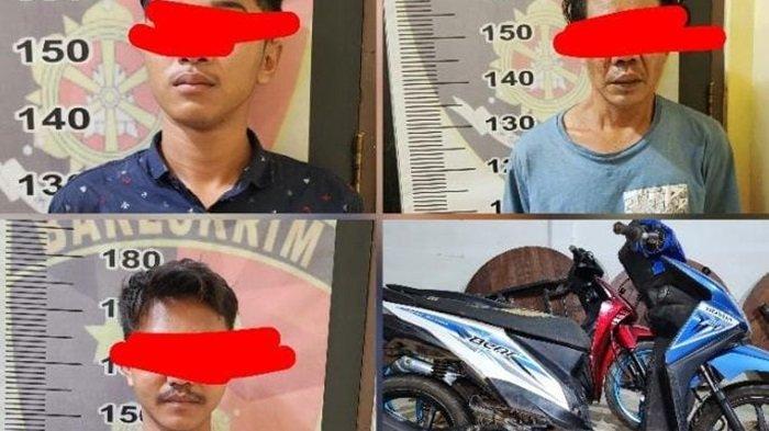 Terlibat Pencurian Sepeda Motor, Tiga Orang Pelaku Diamankan Anggota Polres Tanahbumbu