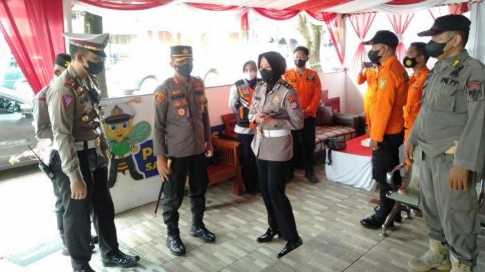 Cek Kesiapan, Tim Dilantas Polda Kalsel Sambangi Pos Operasi Ketupat Intan Polres Tabalong