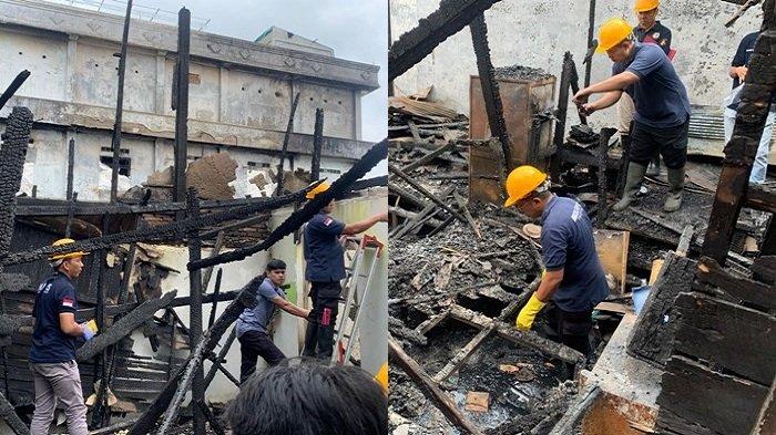 Tim Labfor dan Inafis Polda Kalsel Ambil Dua Sampel di Lokasi Kebakaran di Desa Bersujud Tanahbumbu