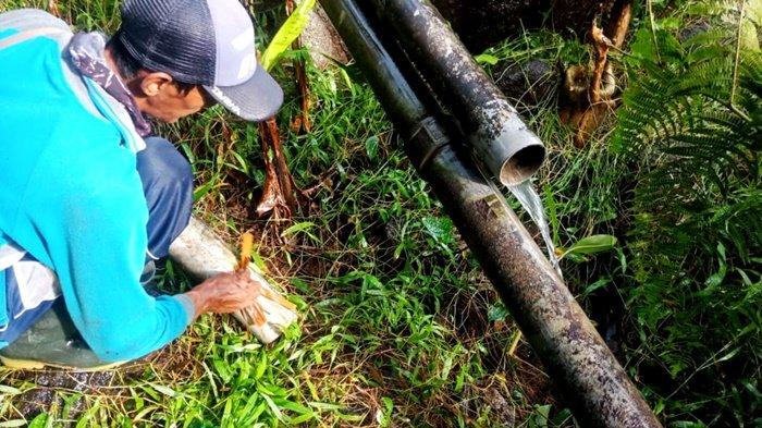 Banjir Rendam Kotabaru, Jaringan Pipa Intake PDAM Kotabaru Rusak Diterjang Air