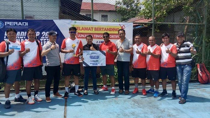 Tim PTP Kemenkumham Kalsel Raih Juara 1 Turnamen Tenis Peradi CUP 2023,  Begini Respons Kakanwil