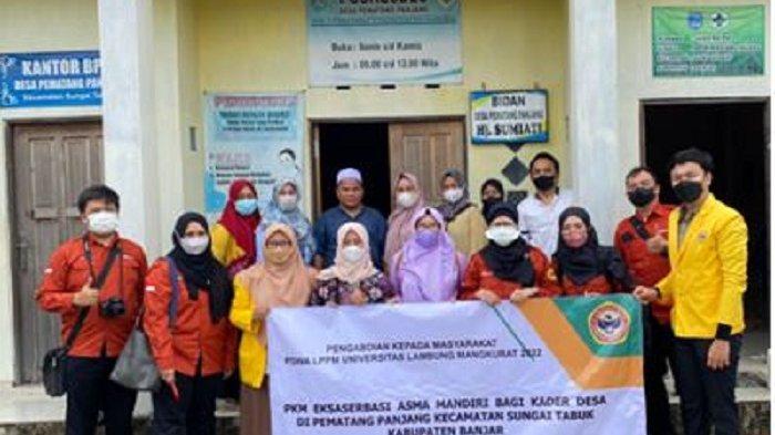 Tim FK ULM Edukasi Kader Kesehatan Desa Pematang Panjang Cara Mencegah Eksaserbasi Asma