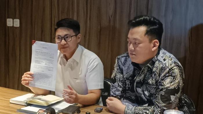 KUASA AMMAR ZONI - Tim kuasa hukum baru Ammar Zoni dalam jumpa pers di Jakarta, Kamis (23/4/2026).