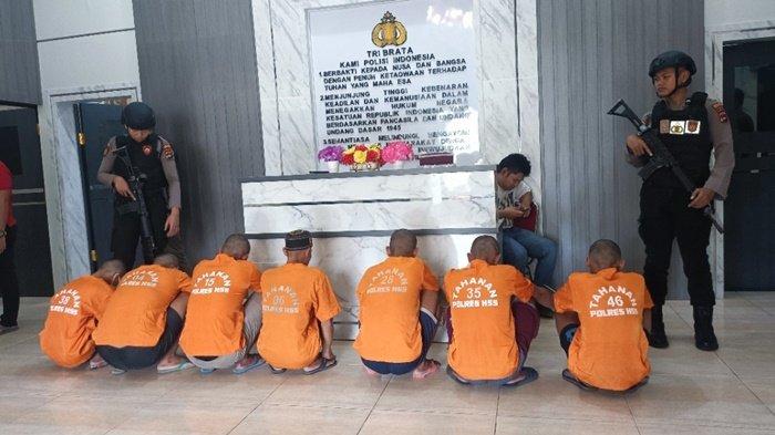 Tujuh  Pengeroyok Pelajar di Daha Selatan Ditangkap,  Kapolres Sebut Dua Pelaku Anak di Bawah Umur