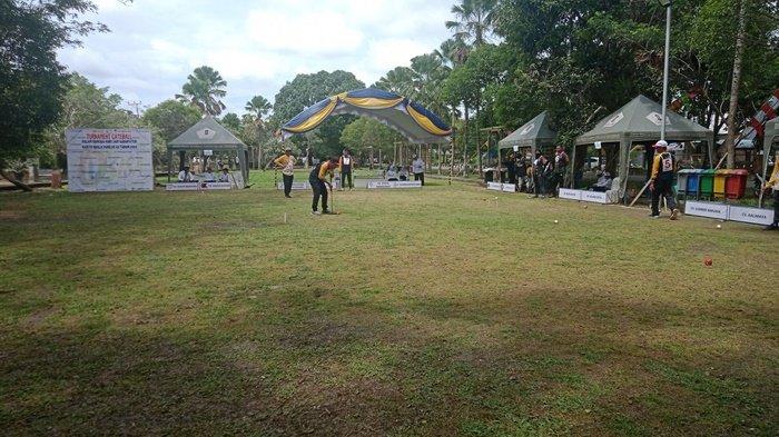 Turnamen Gateball di Taman Bahalap Batola Diramaikan Atlet Kalselteng