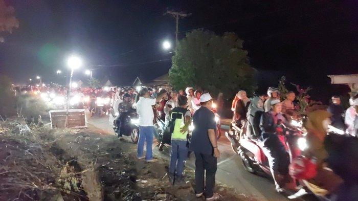 Jemaah Menyemut di Lokasi Tablig Akbar Ustaz Abdul Somad di Bajuin Kabupaten Tanah Laut Kalsel