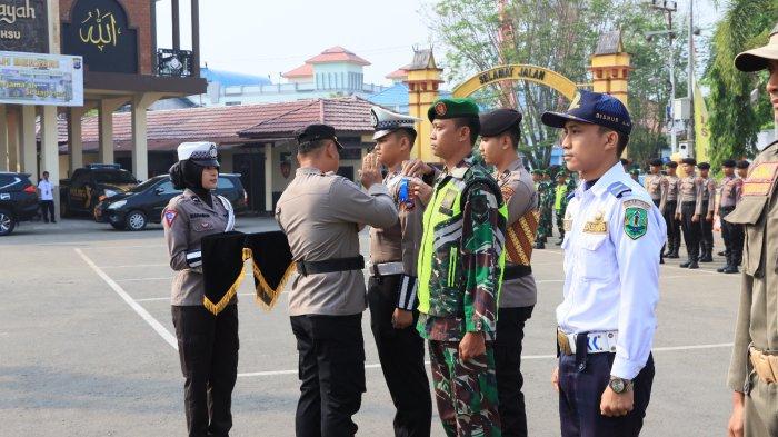 Apel Pasukan Operasi Zebra Intan Polres Hulu Sungai Utara, Tujuh Pelanggaran Ini Jadi Prioritas