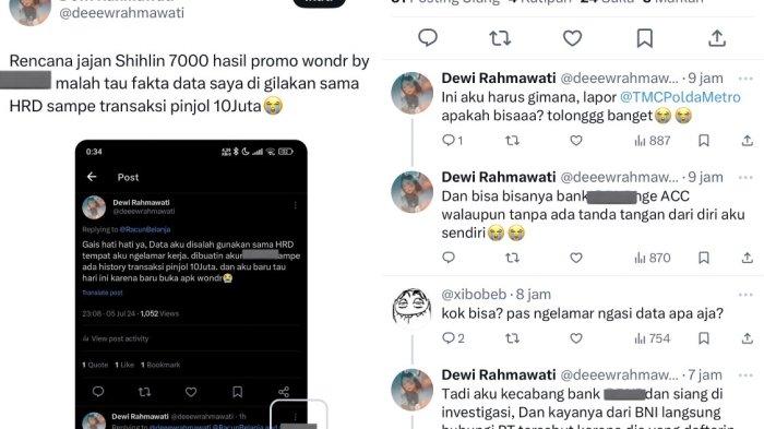Data Wanita Pelamar Kerja di Jakarta Dipakai HRD Daftar Rekening Bank, Berujung Terjerat Pinjol