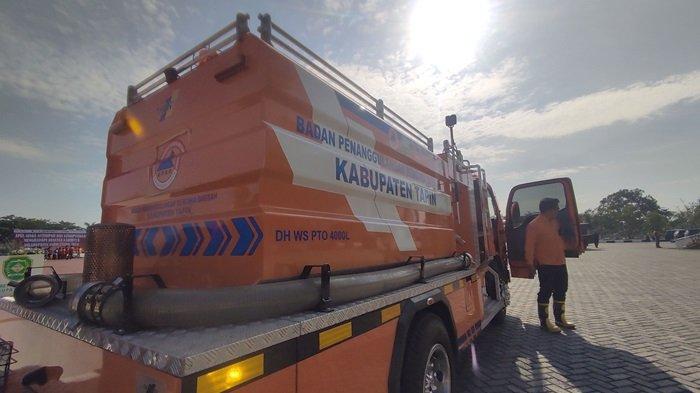 Optimalkan Pemadaman Kebakaran, BPBD Tapin Kalsel Dapat Tambahan Unit Water Tank