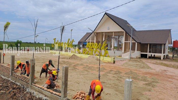Objek Wisata Jejangkit Ecopark di Jejangkit Muara Kabupaten Barito Kuala Kalsel Dipercantik