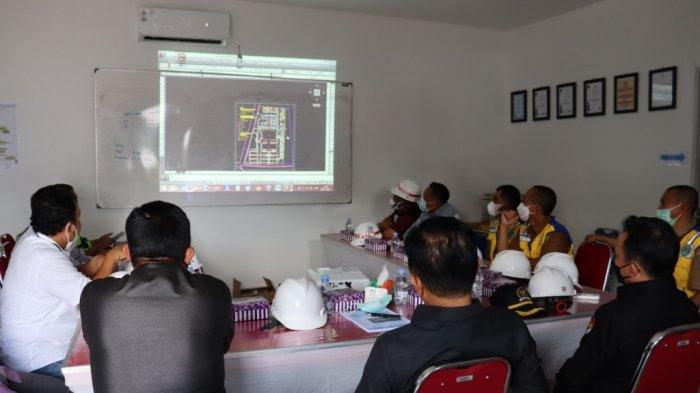 Ketua DPRD Tapin Tinjau Pembangunan Rumah Sakit Datu Sanggul Baru, H Yamani Ingatkan Masalah ini