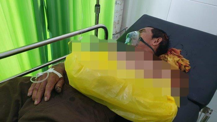 Saat Mengelas, Warga Tamban Kabupaten Batola Ini Tersetrum