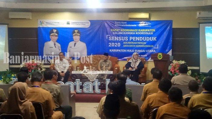 Dukung Kesuksesan Sensus Penduduk 2020, Bupati HSU Abdul Wahid HK Minta Jajarannya Lakukan Ini