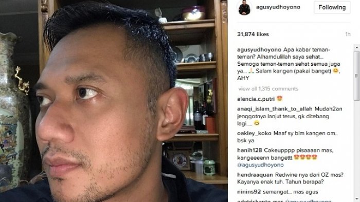 Aktif Kembali Usai 2,5 Bulan, Postingan Agus Yudhoyono Bikin Kaum Hawa Tergila-Gila