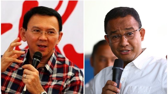 Hitung Cepat LSI: Ahok dan Anies Maju ke Putaran II Pilkada DKI